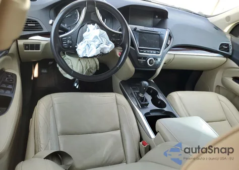 2014 Acura Mdx z USA, uszkodzony, nr VIN 5FRYD4H21EB009897